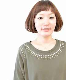 avenue | クラッチボブ
重めのトレンドラインからエフェクトカット
カラーはピンクベージュにヴェールカラーをプラスして大人可愛いヘアーに☆(その他)