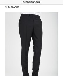 LAD MUSICIAN | slim slacks(スーツパンツ)