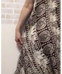 ゾウのプリントワンピース | ワンピース