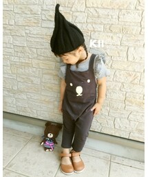 くまちゃんサロペ♡korea | サロペット/オーバーオール