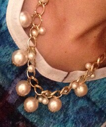 Handmade | パールビジューネックレス(ネックレス)