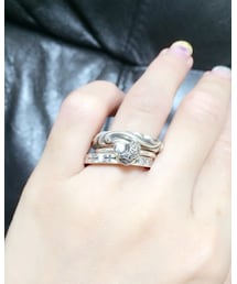 CHROME HEARTS | スクロールバンドリング♡バブルガムリングハート♡スペーサーリング♡(リング)