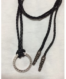 CHROME HEARTS | レザーのびのびで長くなってきた(^_^)スペーサーリング✩(ネックレス)