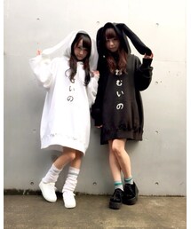 WAGADO | 月の兎パーカー 文字無し♡(パーカー)