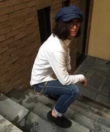BLUE BLUE | 波止場ポーズ(デニムパンツ)