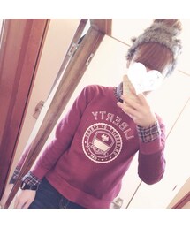 KBF | カレッジプリントプルオーバー(スウェット)