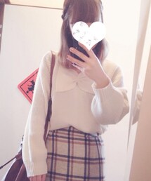 mystic | 畔リボンニット(ニット/セーター)