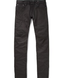 SAINT LAURENT PARIS | Saint Laurent Slim Fit Coated-Denim jeans(デニムパンツ)