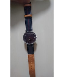 KNOT | knot 青帆布ベルト(アナログ腕時計)