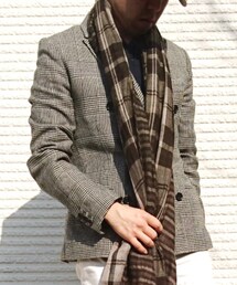 MONKEY TIME | グレンチェックダブルジャケット(その他アウター)