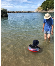 海気持ちいいー！！(じぃじと) | その他