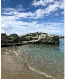 地元の海♡(ビデオ撮るパパと) | その他