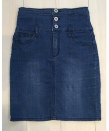 しまむら | ハイウエストデニムスカート(デニムスカート)