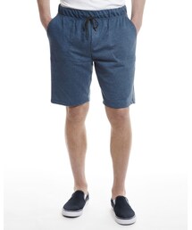 Takuya Duncan | Our Cooper drawstring knit short is a perfect year round staple for sports, beach or leisure.  Made from light-weight French Terry with a melange heather texture effect.(パンツ)