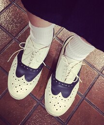 chausser | sesamis レザースニーカー(スニーカー)