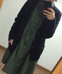 no brand | シャツワンピース(シャツワンピース)