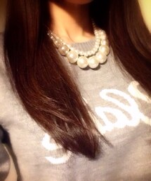 RETRO GIRL | パールネックレス(ネックレス)
