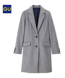 GU | ウールブレンドチェスターコート(チェスターコート)