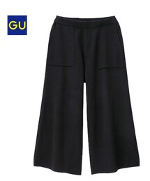 GU | ニットガウチョパンツ(パンツ)