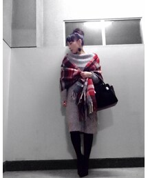 GU | フェザーニットワンピ(ワンピース)