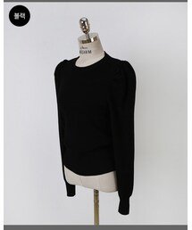 DHOLIC | パフスリーブアクリルニット(ニット/セーター)