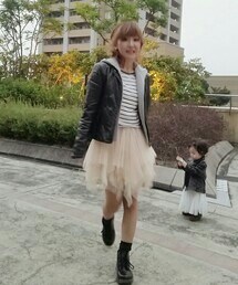 ZARA | ボーダートップス(Tシャツ/カットソー)