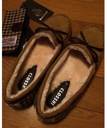 HARRIS TWEED | モカシン/デッキシューズ