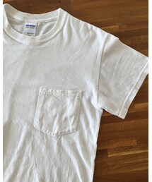 GILDAN | ウルトラコットンポケットＴシャツ,白,S(Tシャツ/カットソー)