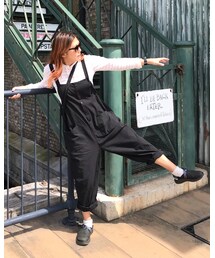 no brand | Amazonで買ったやつ。ブラック,L(サロペット/オーバーオール)