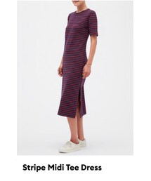 Banana Republic | ボーダーワンピース,紺×赤,size:S(ワンピース)