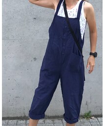 no brand | Amazonで買ったやつ,ネイビー,size:L(サロペット/オーバーオール)