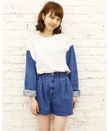 Kastane | 【Kastane】デニムBIGブラウス(シャツ/ブラウス)
