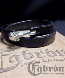 Cabrón | Cabrón Retro Goro's Skull Leather Bracelet(ブレスレット)