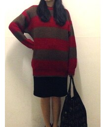 ボーダーニット(ニット/セーター)