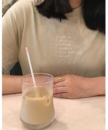 喫茶ツアーT×Aquvii | Tシャツ/カットソー