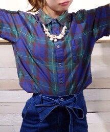 チェックシャツ(シャツ/ブラウス)