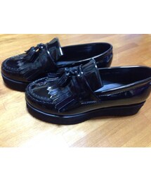 エナメルローファー(その他シューズ)