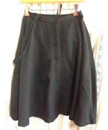 サスペンダー付スカート(スカート)