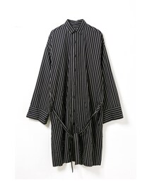 PARADOX - BIG SHIRTS ONEPIECE (STRIPE)(ワンピース)