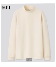 UNIQLO U | モックネックプルオーバー ¥1,990(Tシャツ/カットソー)