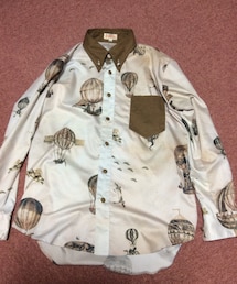 pays des fees | pays des fees 気球柄 シャツ(シャツ/ブラウス)