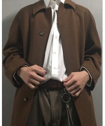 おじいちゃんのおさがり | ステンカラーコート