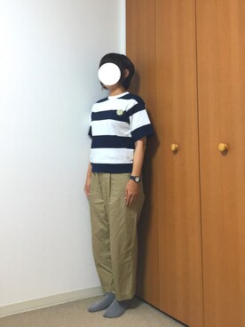 「ボーター」｜「アイテム（アクセサリー）」を使った、gakijirooo***さん（レディース・153cm）の夏コーディネート