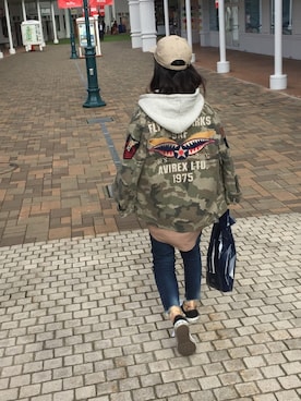 「Ungrid（アングリッド）のインディゴフレイドヘムストスリ（デニムパンツ）」を使った、msm (　˙-˙　)さん（レディース・158cm）の秋コーディネート