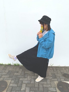 「WEGO（ウィゴー）のアイテム（ハット）」を使った、yun.さん（レディース・157cm）の秋コーディネート