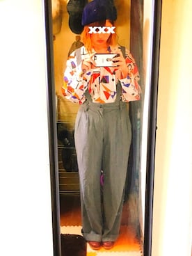 「アイテム（ハンチング/ベレー帽）」を使った、〝 Q m a 〟さん（レディース・153cm・10代）の夏コーディネート