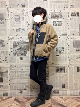 「Starting Over（スターティングオーバー）のアイテム（ブルゾン）」を使った、YOGGIさん（メンズ・170cm）の秋コーディネート