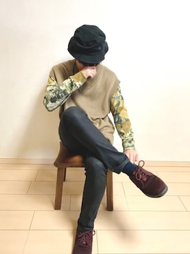 YOGGIさん（メンズ・170cm）の春コーディネート