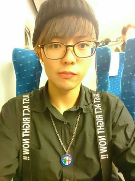 「アイテム（ピアス（両耳用））」を使った、Yuさん（メンズ・177cm・20代）の冬コーディネート