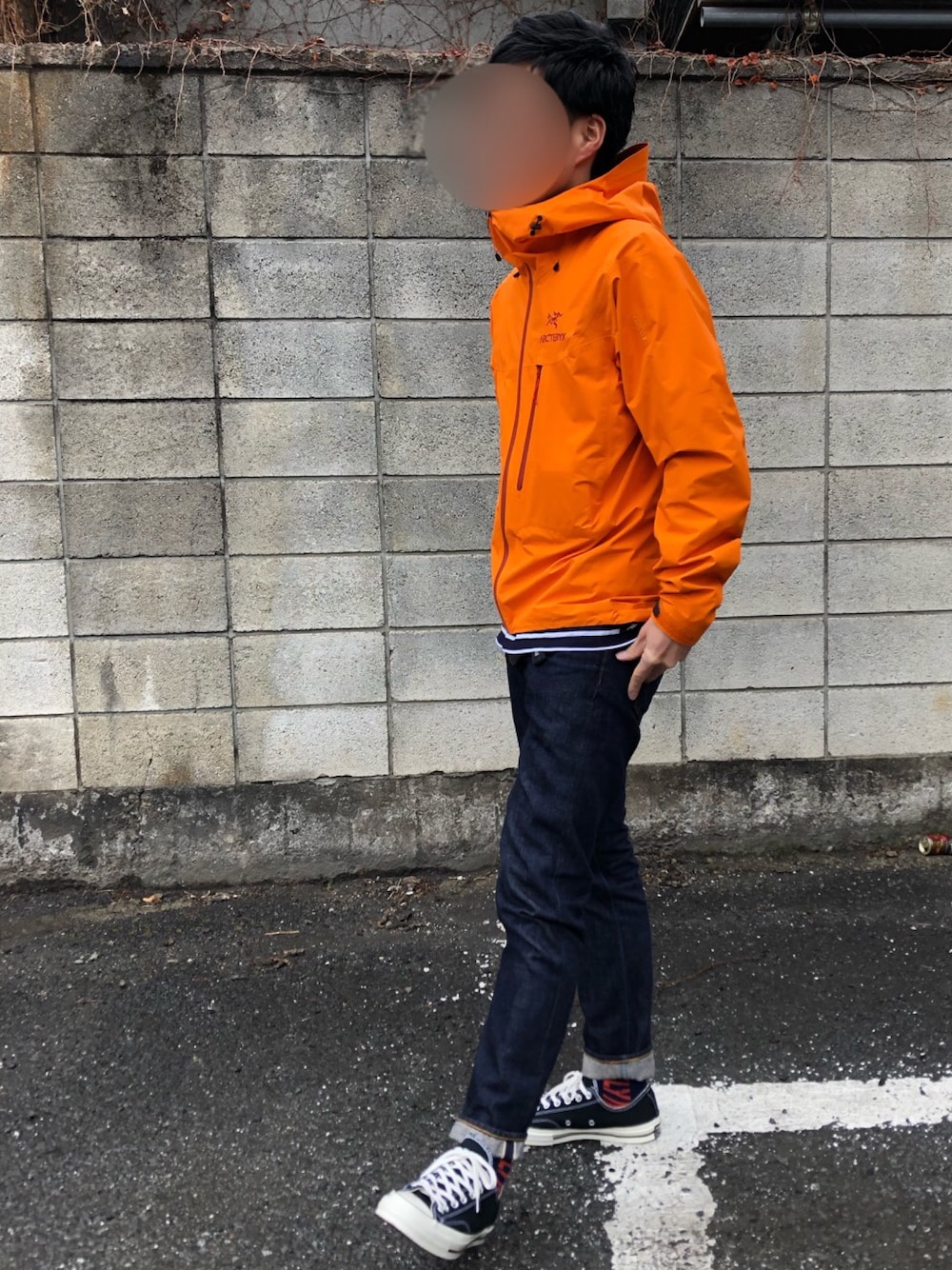 ARC'TERYX オレンジ マウンテンパーカー xs どなたか使ってください！ ARC'TERYXのマウンテンパーカー（オレンジ系）を使った人気